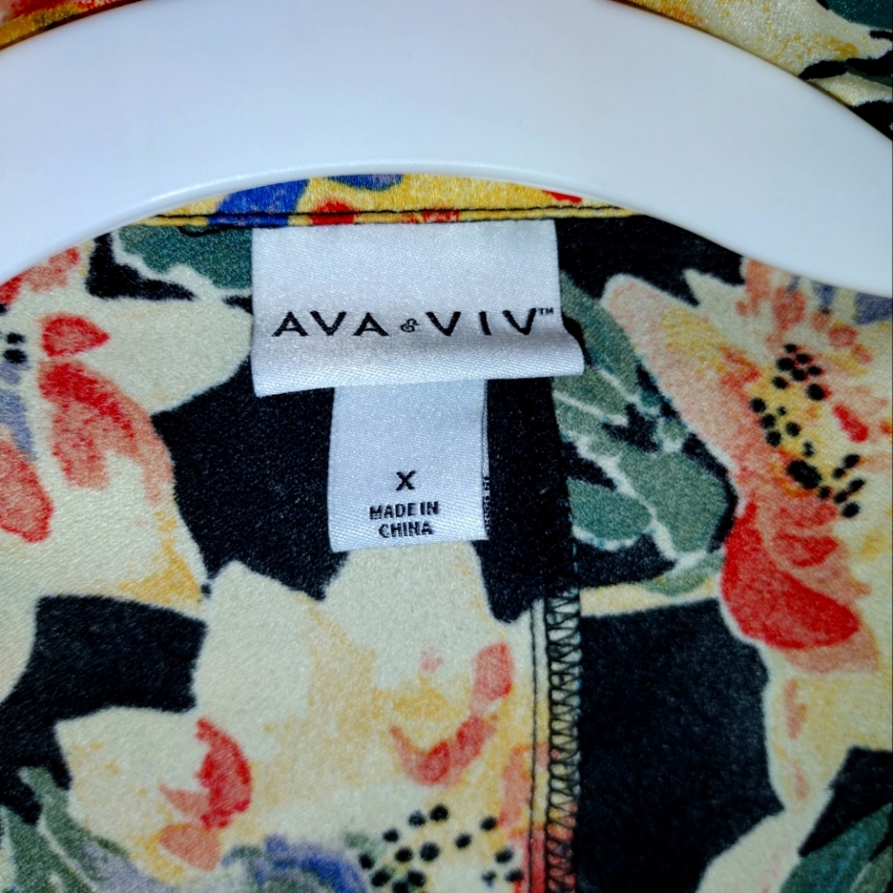 Ava & Viv silky wrap blazer - Picture 2 of 3